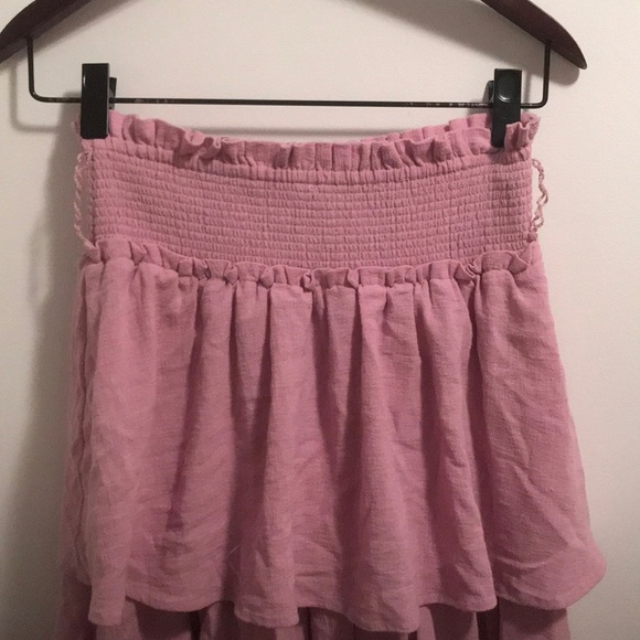 NWOT Free People XS Go For Drama Tiered Skirt - Picture 6 of 8